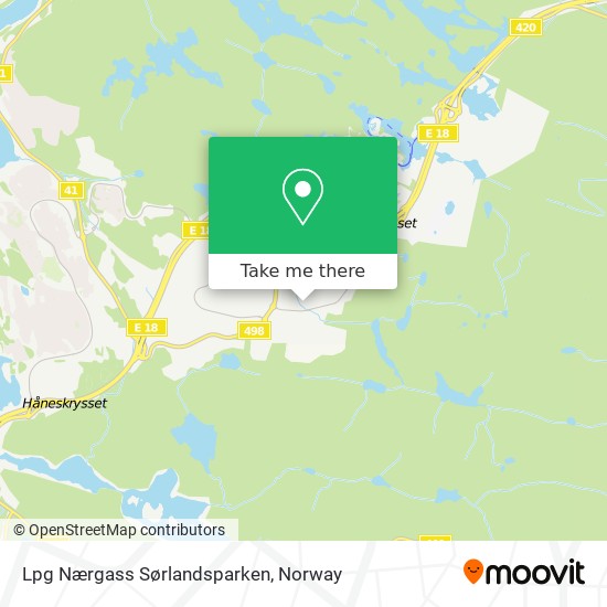 Lpg Nærgass Sørlandsparken map