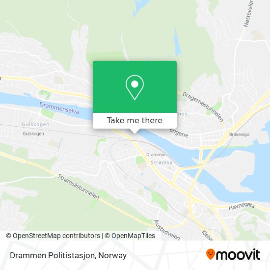 Drammen Politistasjon map