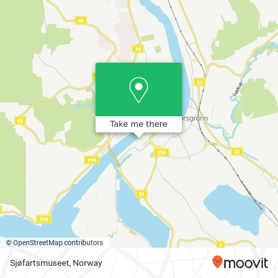 Sjøfartsmuseet map