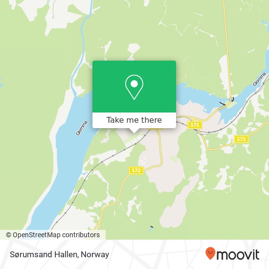 Sørumsand Hallen map