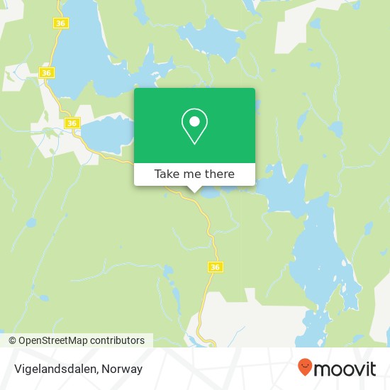 Vigelandsdalen map