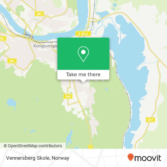 Vennersberg Skole map