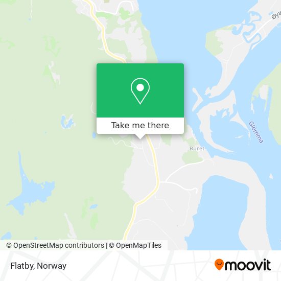 Flatby map