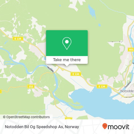 Notodden Bil Og Speedshop As map