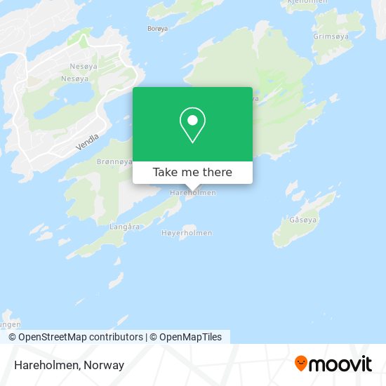 Hareholmen map