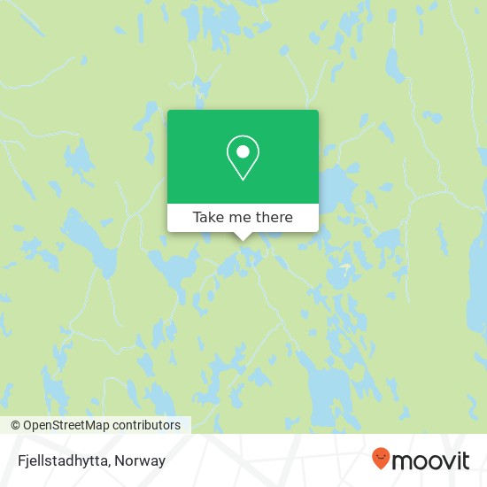 Fjellstadhytta map