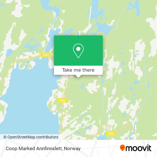 Coop Marked Annfinnslett map