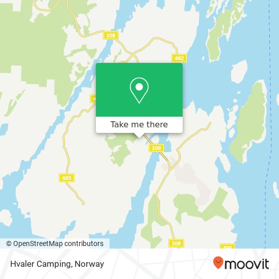 Hvaler Camping map