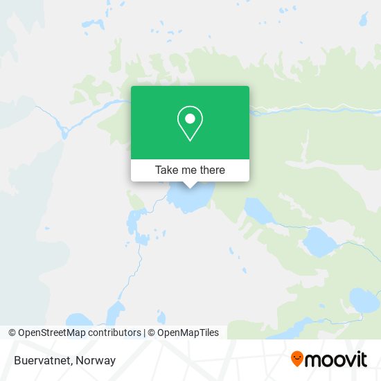 Buervatnet map