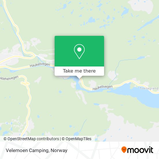 Velemoen Camping map