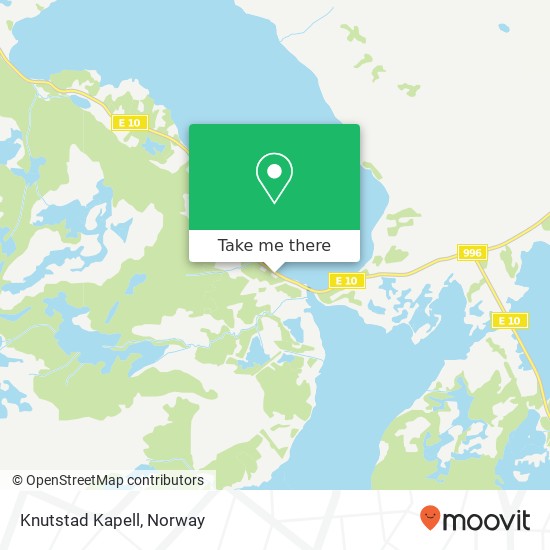 Knutstad Kapell map
