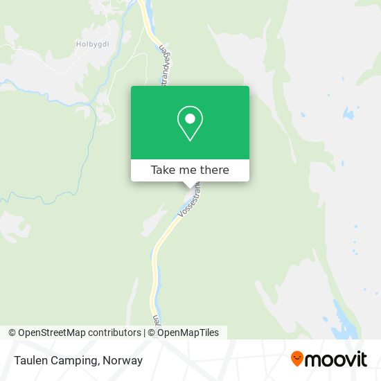 Taulen Camping map
