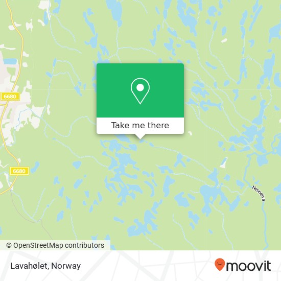 Lavahølet map