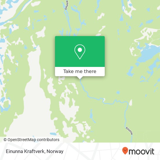 Einunna Kraftverk map