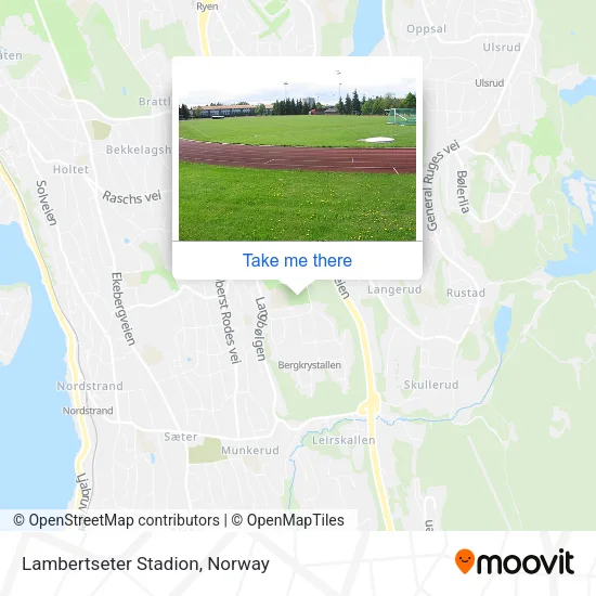 Lambertseter Stadion map