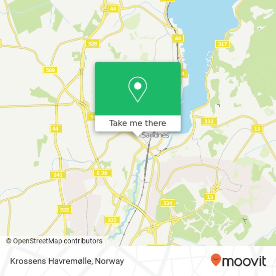 Krossens Havremølle map