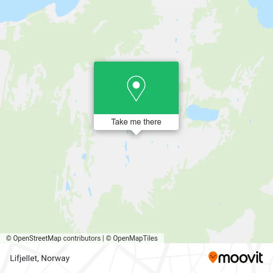 Lifjellet map