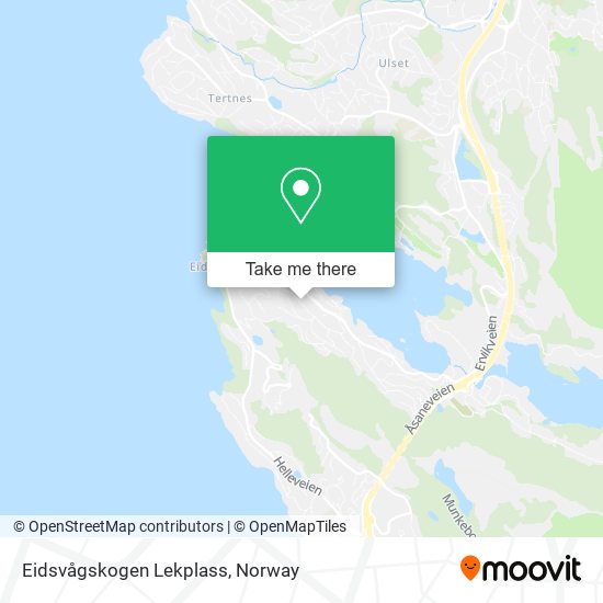 Eidsvågskogen Lekplass map