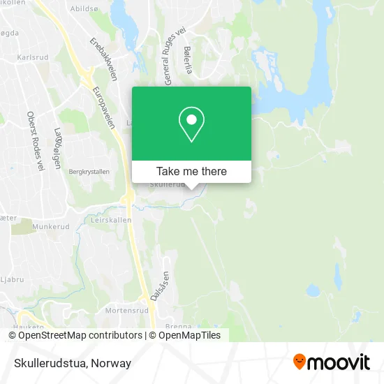Skullerudstua map
