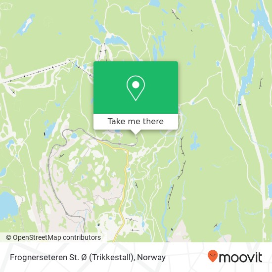 Frognerseteren St. Ø (Trikkestall) map