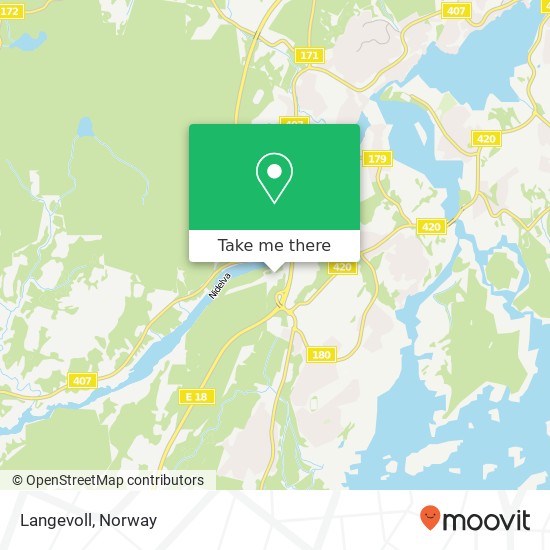 Langevoll map
