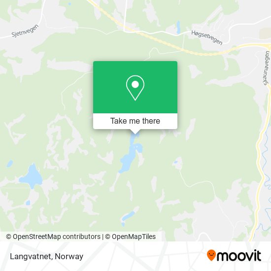 Langvatnet map