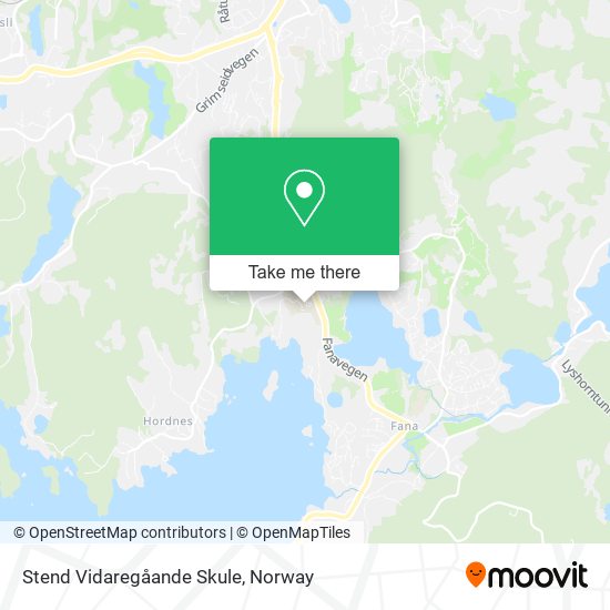 Stend Vidaregåande Skule map