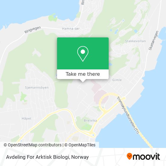 Avdeling For Arktisk Biologi map