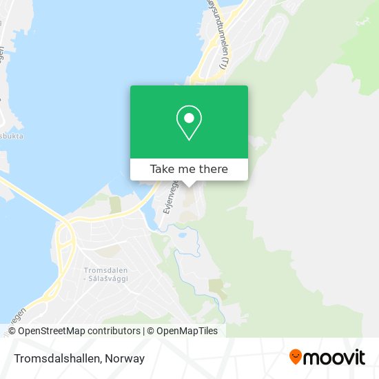 Tromsdalshallen map