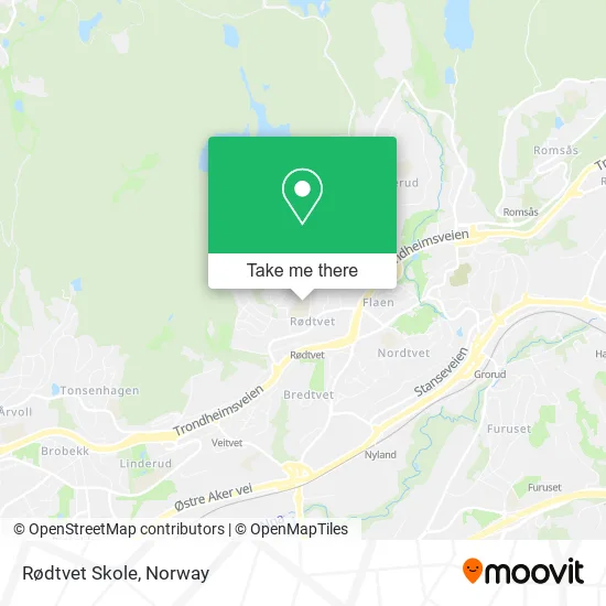 Rødtvet Skole map
