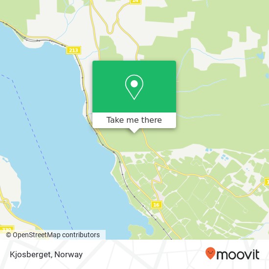 Kjosberget map