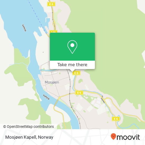 Mosjøen Kapell map