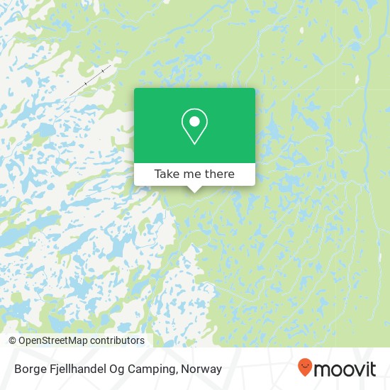 Borge Fjellhandel Og Camping map