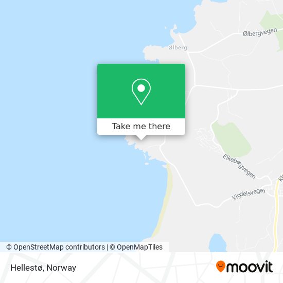 Hellestø map