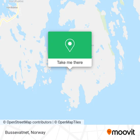 Bussevatnet map