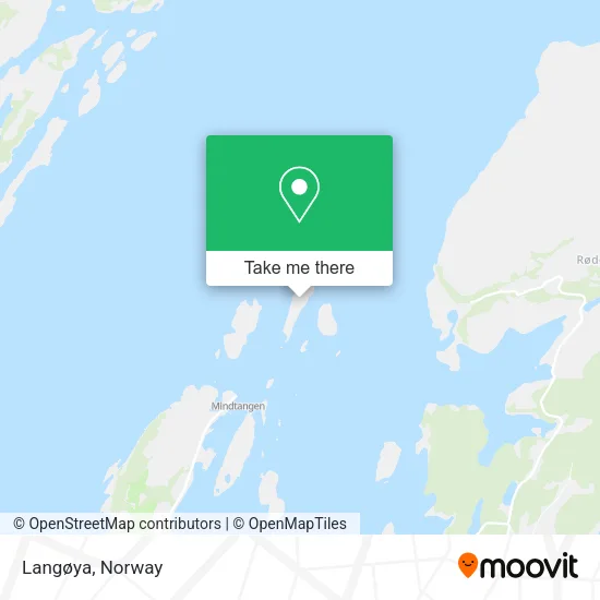 Langøya map