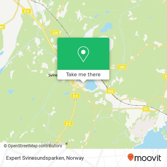 Expert Svinesundsparken map