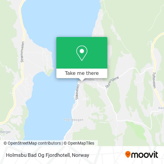 Holmsbu Bad Og Fjordhotell map