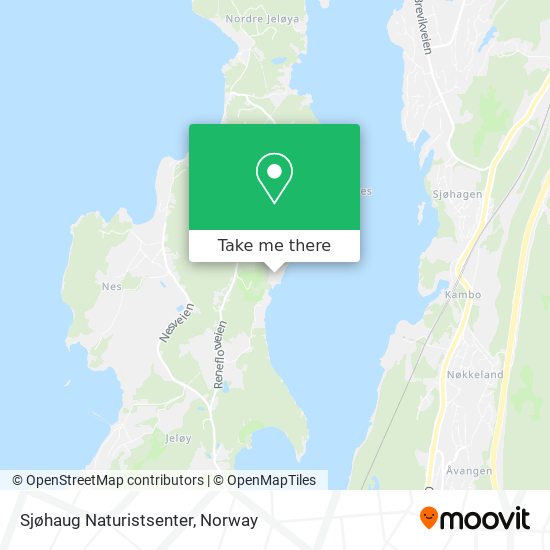 Sjøhaug Naturistsenter map