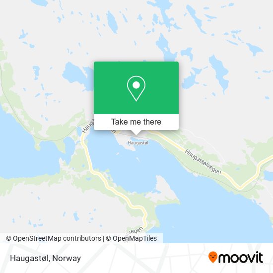 Haugastøl map