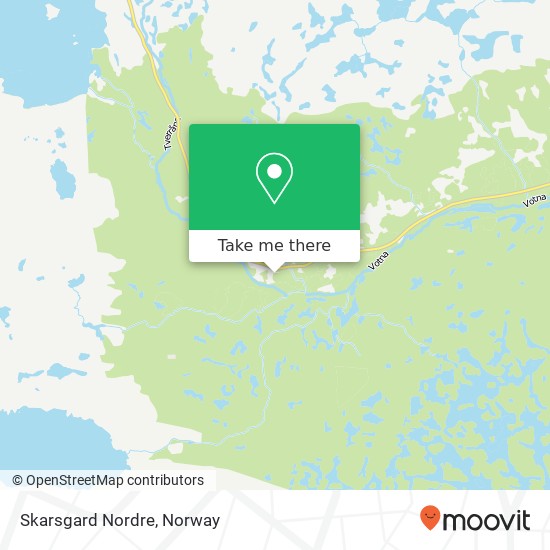 Skarsgard Nordre map