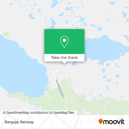 Bergsjø map