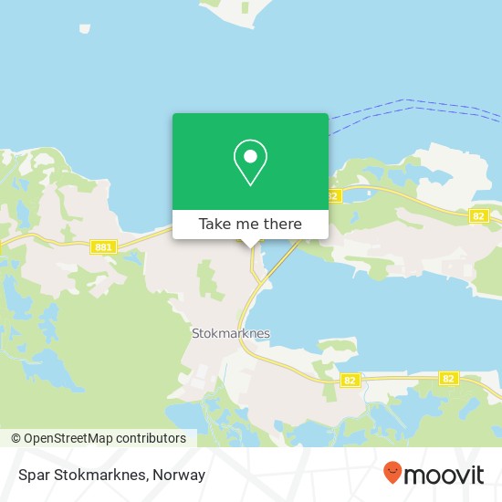 Spar Stokmarknes map