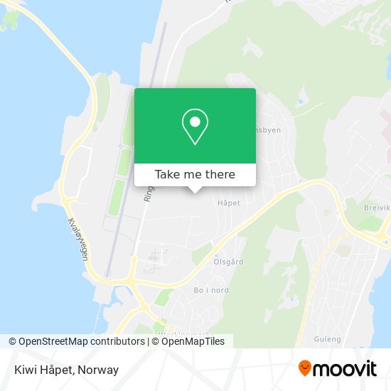 Kiwi Håpet map