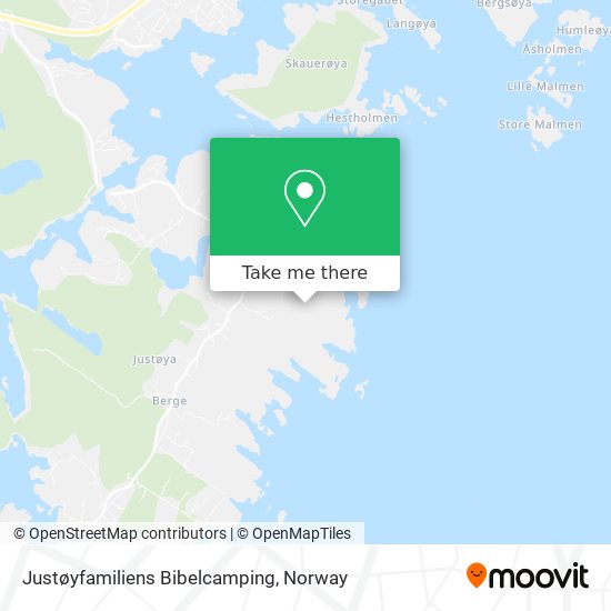 Justøyfamiliens Bibelcamping map