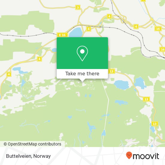 Buttelveien map