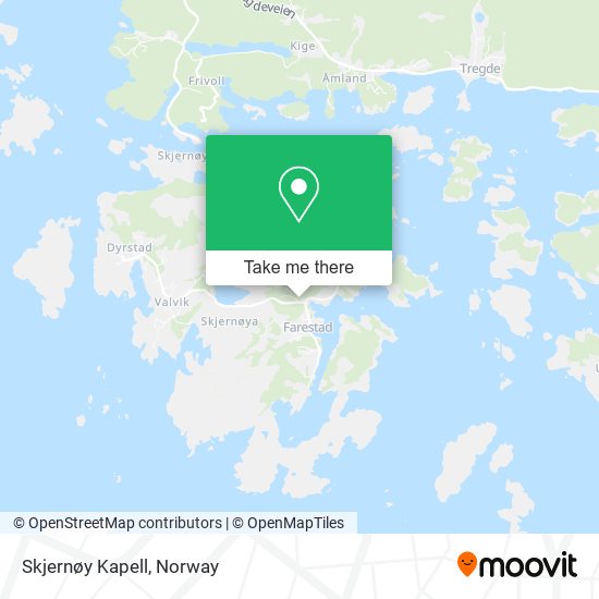 Skjernøy Kapell map