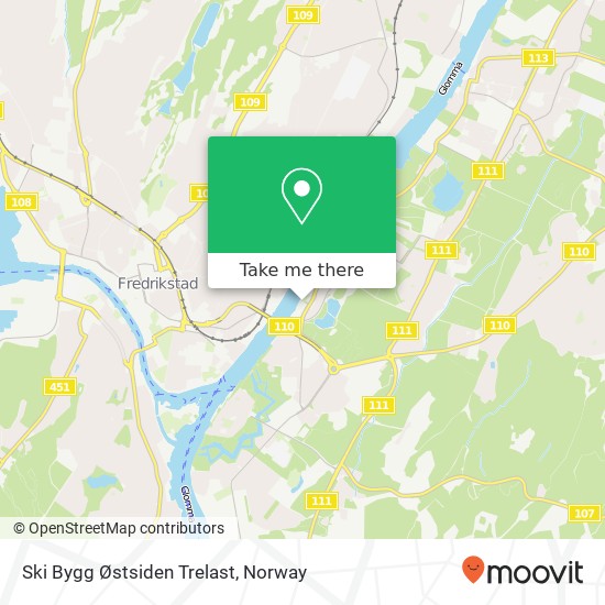 Ski Bygg Østsiden Trelast map