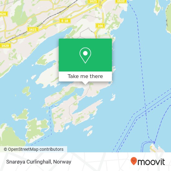 Snarøya Curlinghall map