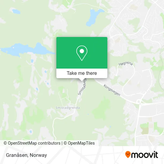 Granåsen map
